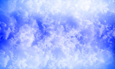 white cloud on blue sky, natural background