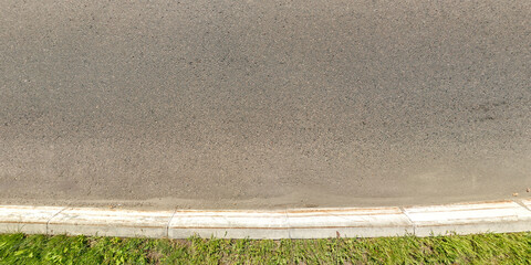 Fototapeta premium view from above on texture of asphalt road