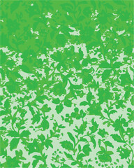 Flowers seamless pattern. vector illustration. Abstract flowers, floral vector with leaves