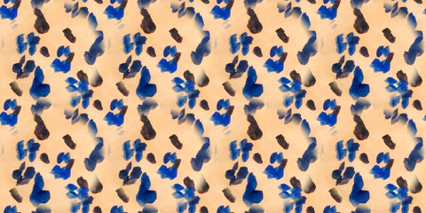 Background Pastel Blue. Multi Tropical Jungle