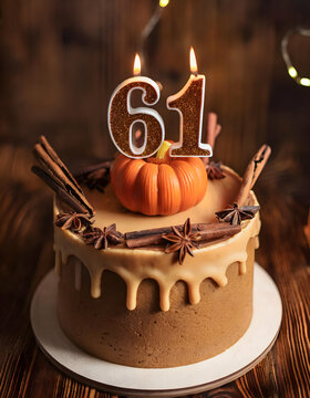 61th birthday cake 