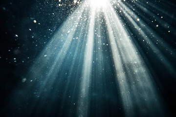 Bright light emerging from a dark background, symbolizing the power of healing