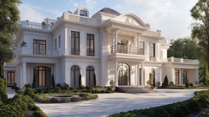 Obraz premium Grand White Mansion