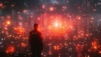 silhouette of a person