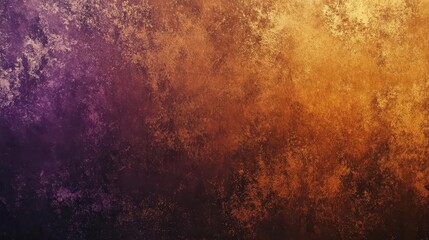 Obraz premium autumnal gradient texture rich blend of dark orange brown and purple hues with a subtle gold shimmer perfect for creating a warm sophisticated autumn or halloweenthemed design