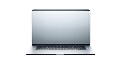 Fototapeta premium laptop isolated on white background