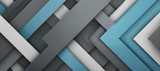 An Abstract Geometric Background with Blue and Gray Diagonal Intersecting Lines
