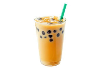 Bubble tea . Transparent background, Isolated PNG.