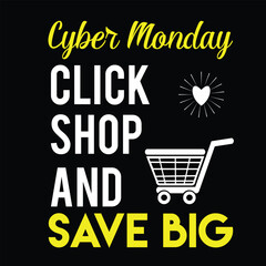 Cyber-Monday unique and amazing T-Shirt design