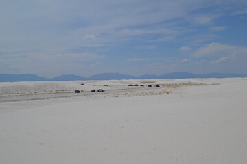 White Dunes Stretching to the Horizon, White Sands National Park, New Mexico
