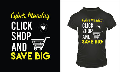 Cyber-Monday unique and amazing T-Shirt design