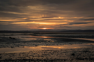 Cramond causeway in the evening hours