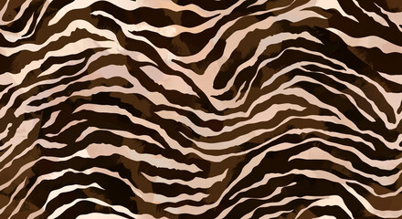 Leopard and zebra pattern design, illustration background, brown leopard and zebra design pattern.