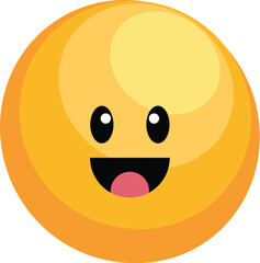 happy smiley face with smile Smiling emoji comic character icon