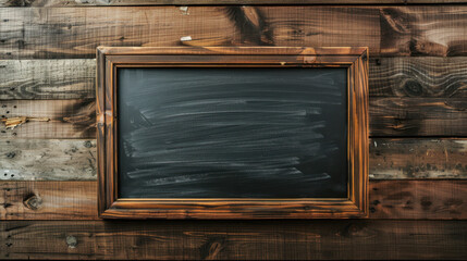 The Rustic Wooden Chalkboard