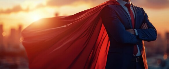 The Superhero in Business Attire