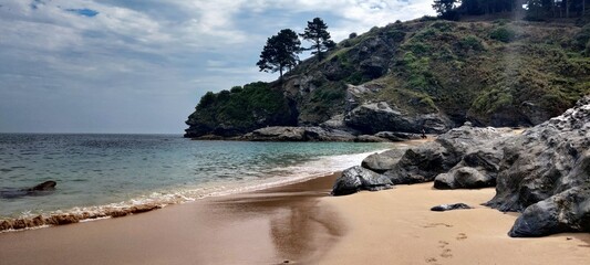 Magnifique plage &agrave; Locmaria, Belle-&Icirc;le-En-Mer, Bretagne, France