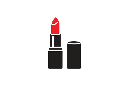 recommend clip art: lipstick vector clip art silhouette illustration in white background