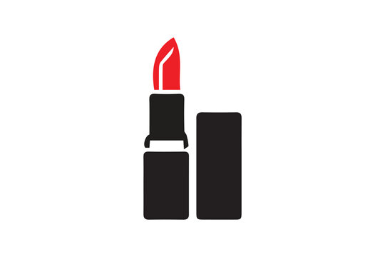 recommend clip art: lipstick vector clip art silhouette illustration in white background