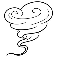 Spooky Fog Swirls Vector Design