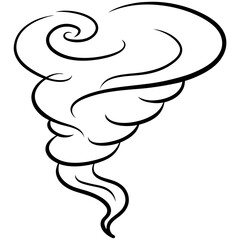 Spooky Fog Swirls Vector Design