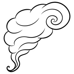 Spooky Fog Swirls Vector Design