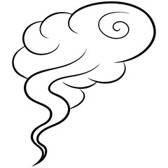 Spooky Fog Swirls Vector Design