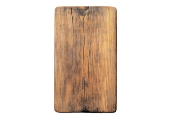 wooden rectangle. Transparent background, Isolated PNG.