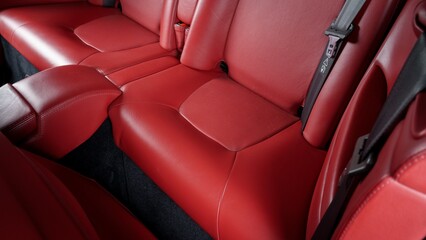 Fototapeta premium Back seats in a car