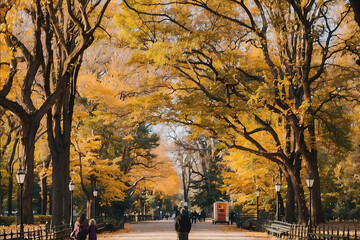 1.autumn in the park
2.Poetic atmosphere
3.Yellow leaves
4.Autumn in the garden
5.Communication between classes