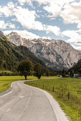 Logar Valley in Kamnik Mountains, Slovenia