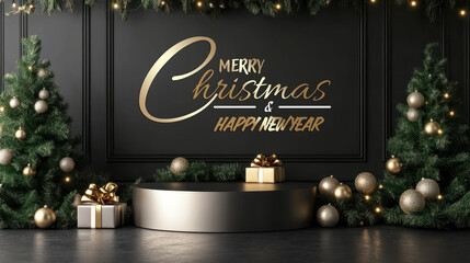 christmas tree with gifts