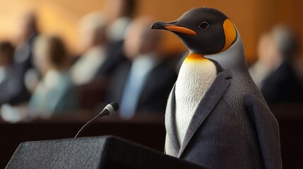Tuxedoed Success: Penguin CEO Keynote Speaker at Global Economic Summit
