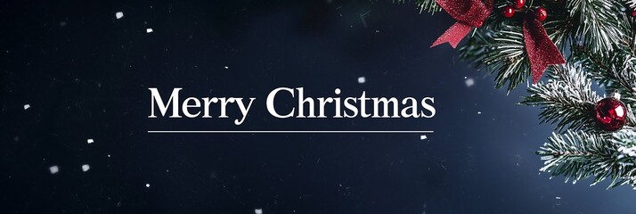 Naklejka premium Merry Christmas! Festive Ornament Decoration - メリークリスマス！お祝いのオーナメント装飾.Generative AI