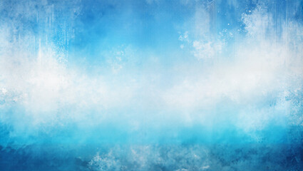 Obraz premium Abstract Blue and White Watercolor Gradient Texture with a Soft Blurred Effect