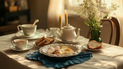 table setting for a dinner