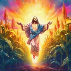 Jesus loves corn