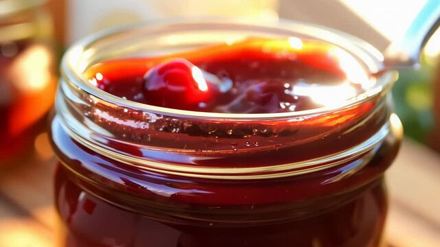 This easy recipe illustrates creating cherry jam from fresh cherries. Enjoy the step-by-step process full of vibrant colors and delicious aromas.