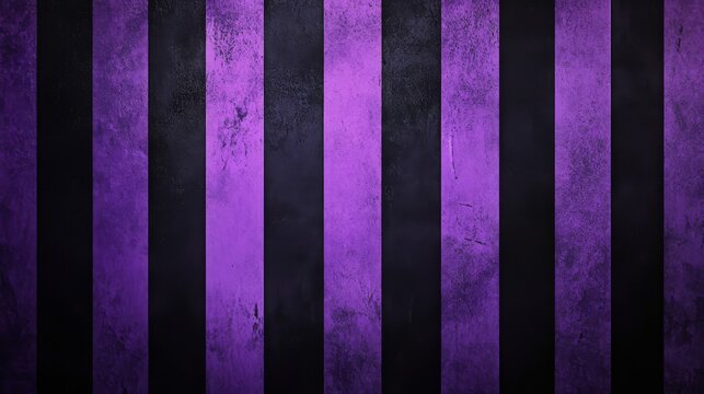 This striking purple and black striped wallpaper design is perfect for creating a beautifully spooky and vintage atmosphere in any setting, whether its for a room, event, or themed gathering