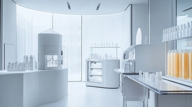 Immerse yourself in the realm of cosmetic artistry at our state-of-the-art laboratory, where scientific innovation meets aesthetic excellence. Delve into the molecular world of beauty