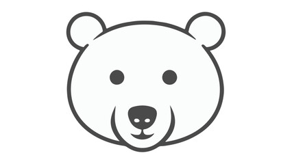 bear outline vector illustration, bear head vector illustration, bear outline vector illustration