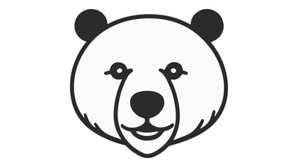 bear outline vector illustration, bear head vector illustration, bear outline vector illustration