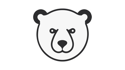 simple bear outline illustration