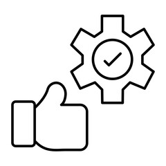 Endorsement Vector Line Icons Design