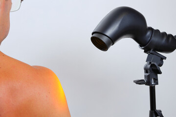 Therapeutic lamp for light rehabilitation, improving the condition of inflamed joints and more