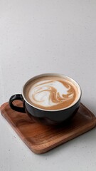 cup of coffee aesthetic minimal cappuccino