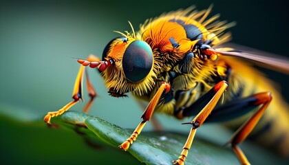 Close-up exploration of vibrant insects in their natural habitat