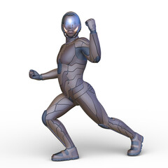 サイバーマン　3DCGレンダリング