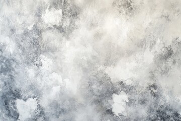 Muted gray watercolor artwork featuring cloud-like patterns and weathered marble designs in a gentle retro color scheme of silver and gray tones