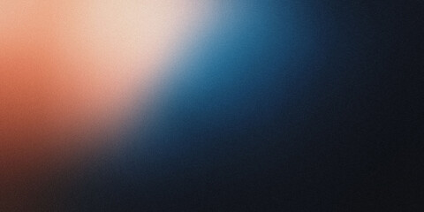 Gradient background with midnight blue and muted peach tones, noise texture effect